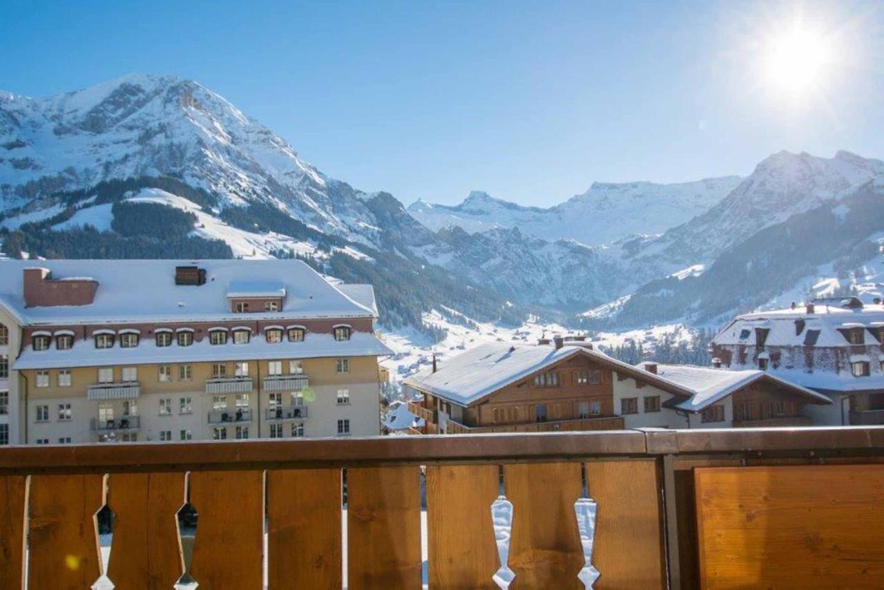 Ferienwohnung Buchhüttli Adelboden Exterior foto
