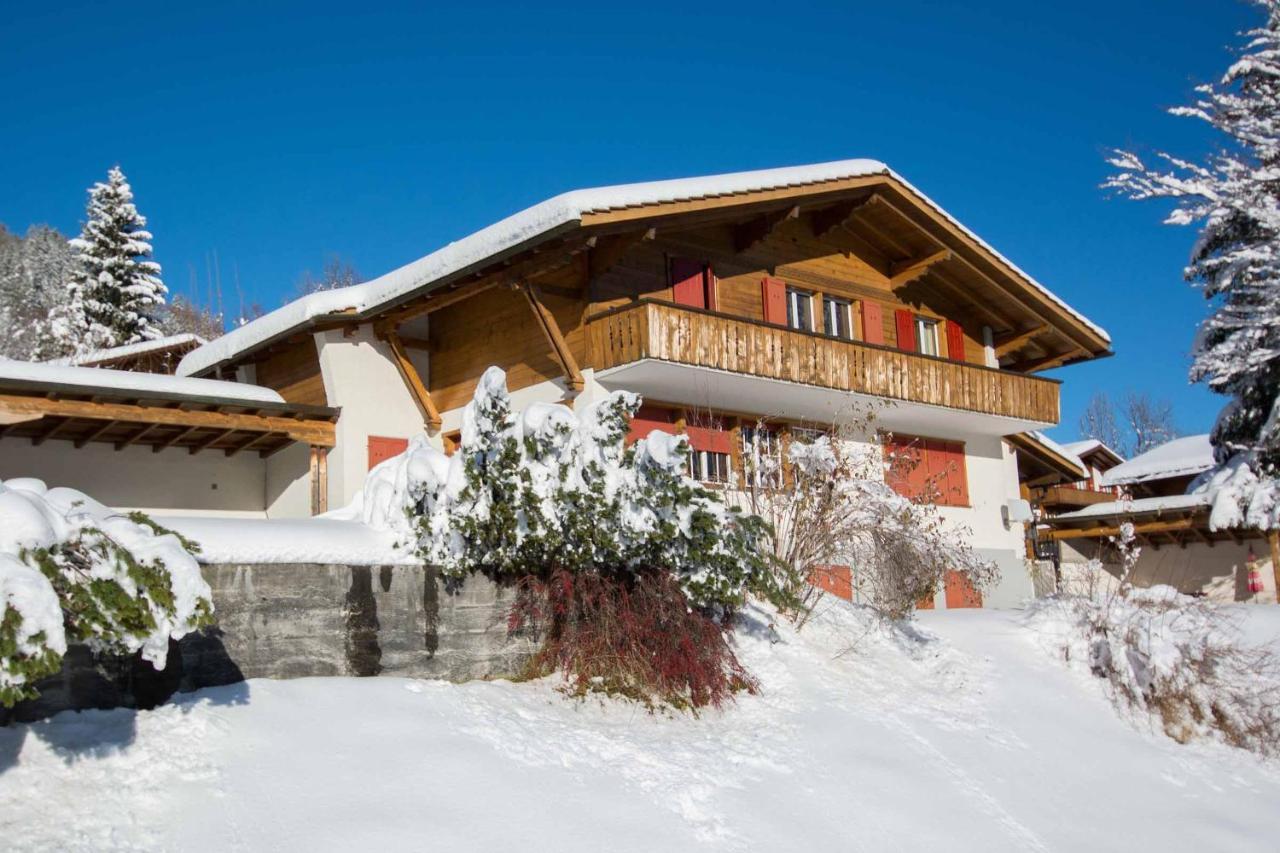 Ferienwohnung Buchhüttli Adelboden Exterior foto